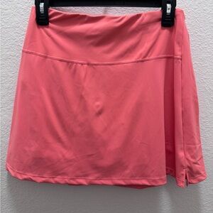 Chic Coral Mini Skirt